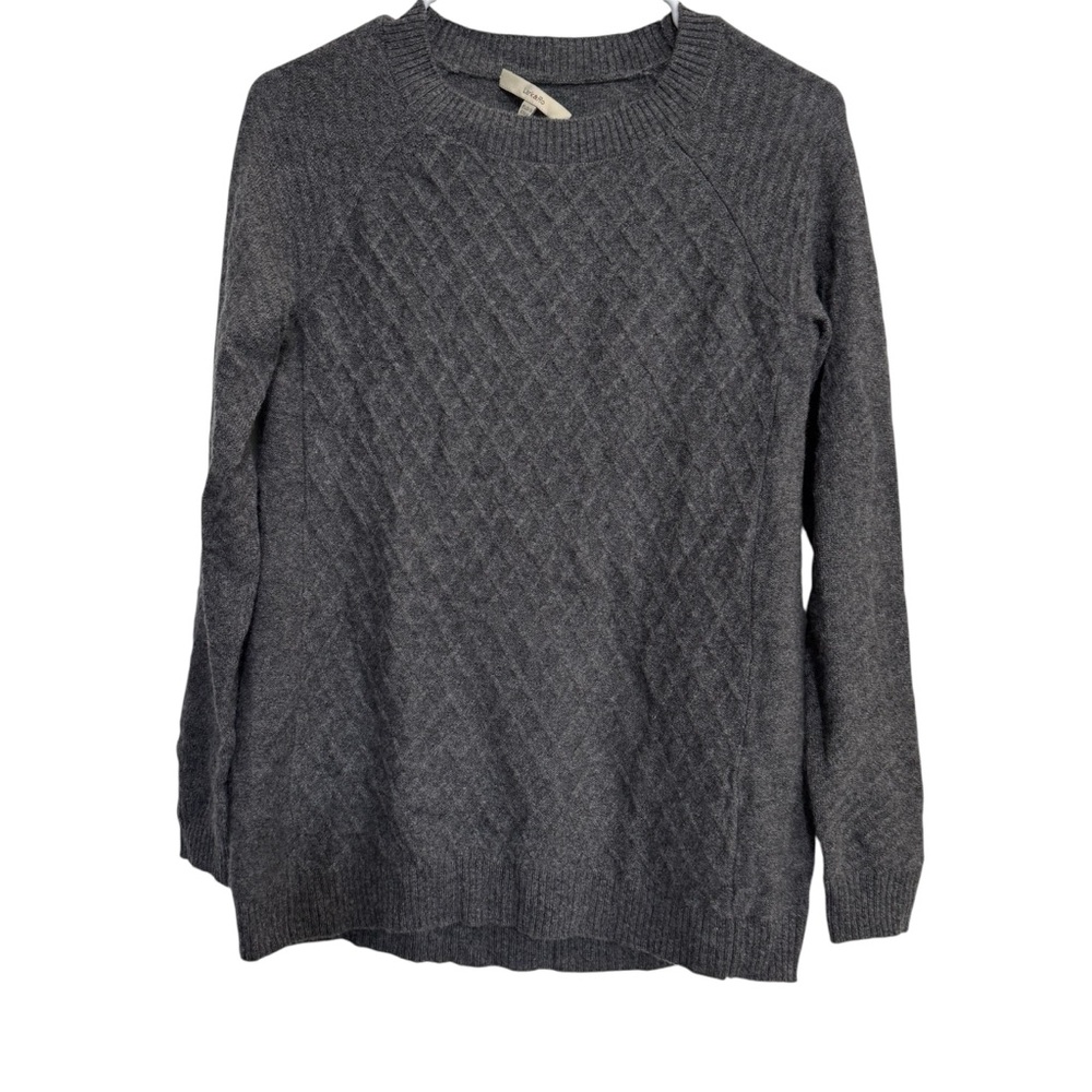 Lark & Ro Women’s 100% Cashmere Sweater Size XS Pullover Gray
